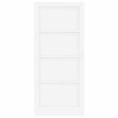 Vidaxl Notranja vrata ORKDAL Bela 93 x 211 cm Vezani les