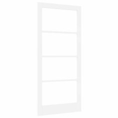 Vidaxl Notranja vrata s steklom ORKDAL Bela 93 x 202 cm