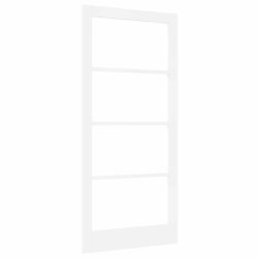 Vidaxl Notranja vrata s steklom ORKDAL Bela 93 x 202 cm