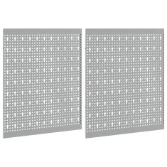 Vidaxl Shranjevalna klop 2 pcs Siva 100 x 1 x 60 cm