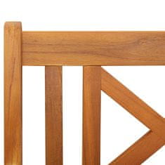 Vidaxl Zunanja klop Naravna 220 x 56 x 90 cm Masiven les akacije