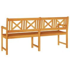 Vidaxl Zunanja klop Naravna 180 x 56 x 90 cm Masiven les akacije