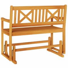 Vidaxl 2-sedežni vrtnarski gugalnik iz trdega akacijevega lesa 110 x 59 x 97 cm