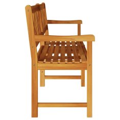 Vidaxl Zunanja klop Naravna 220 x 56 x 90 cm Masiven les akacije