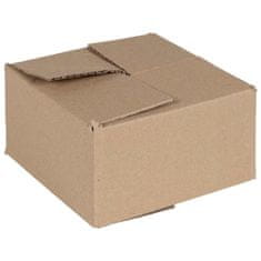 Vidaxl Zložljiva Škatla 50 kosov 15x15x8 cm Karton