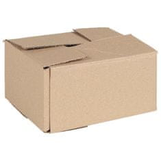 Vidaxl Zložljiva Škatla 50 kos 20x15x10 cm Karton