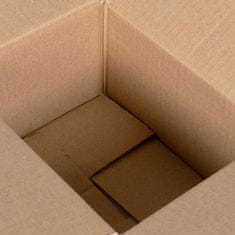 Vidaxl Zložljiva Škatla 50 kos 20x15x10 cm Karton