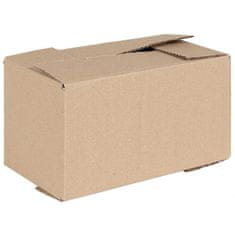 Vidaxl Zložljiva škatla 50 kosov 24x13x13 cm Karton