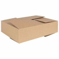 Vidaxl Zložljiva škatla 50 kosov 40x30x10 cm Karton