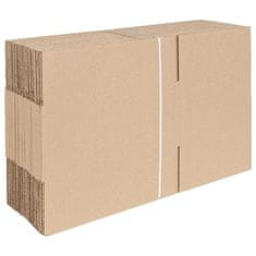 Vidaxl Zložljiva Škatla 50 kosov 30x21.5x14 cm Karton