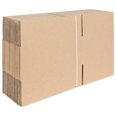 Vidaxl Zložljiva Škatla 50 kos 35x24x15 cm Karton