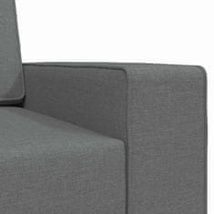 Vidaxl Floor sofa postelja Temno siva 245 x 78 x 77 cm blago