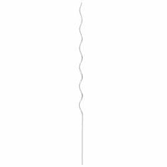 Vidaxl Spiralni nosilci za rastline 20 pcs srebrna 150 cm