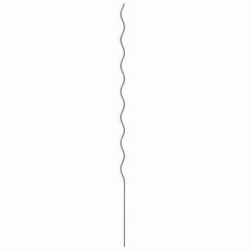 Vidaxl Spiralni nosilci za rastline 50 pcs Zelena 170 cm
