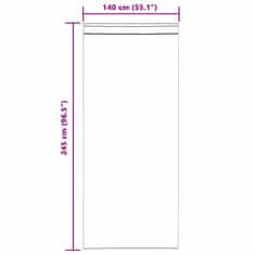 Vidaxl Zavese z zavesami 2 pcs gorčično rumena 140 x 245 cm Žamet