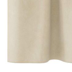 Vidaxl Zavese z zavesami 2 pcs krema 140 x 225 cm Žamet