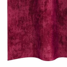 Vidaxl Zavesa z zavesami 2 pcs vinsko rdeča 225 x 140 cm Žamet