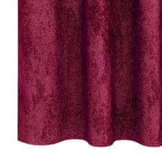 Vidaxl Zavesa z zavesami 2 pcs vinsko rdeča 140 x 140 cm Žamet