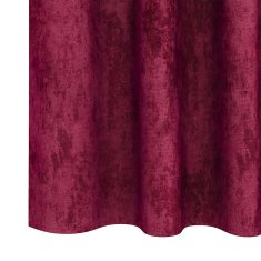 Vidaxl Zavesa z zavesami 2 pcs vinsko rdeča 175 x 140 cm Žamet