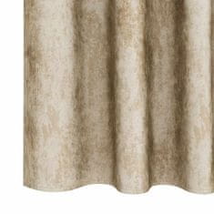 Vidaxl Zavesa z zavesami 2 pcs krema 140 x 140 cm Žamet