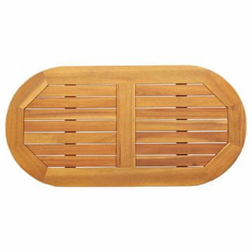 Vidaxl Nepremična površina Olje naravno 90 x 45 x 2 cm