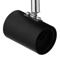Vidaxl Stropni reflektor Črna 6.5 x 6 x 11.5 cm Jeklo
