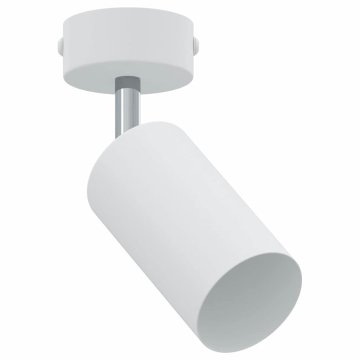 Vidaxl Stropni reflektor Bela 6 x 6 x 16.5 cm Jeklo