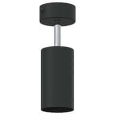 Vidaxl Stropni reflektor Črna 6 x 6 x 16.5 cm Jeklo