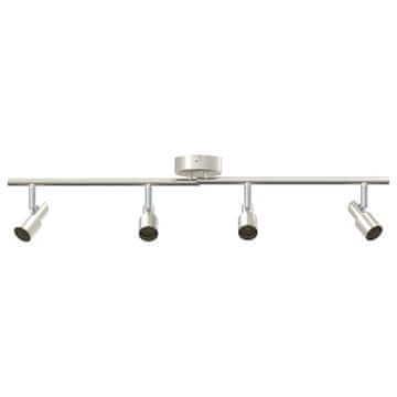 Vidaxl Stropni reflektor s središči Nikljeva 70 x 9 x 12,5 cm Jeklo