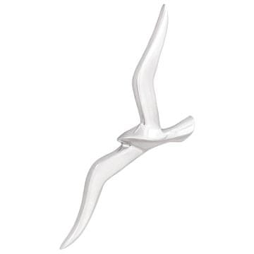 Vidaxl Galeb srebrna Aluminij