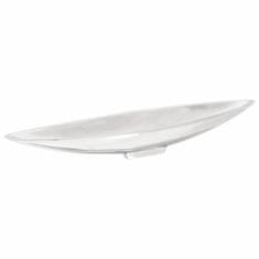 Vidaxl Košara za sadje srebrna 54 x 9 x 10 cm Aluminij