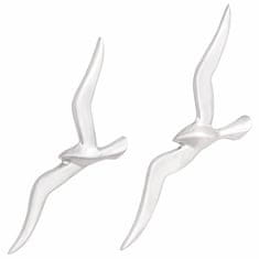 Vidaxl Galeb srebrna Aluminij
