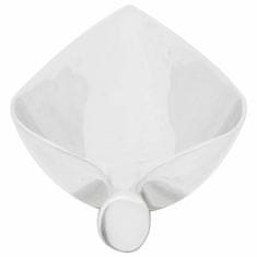 Vidaxl Košara za sadje srebrna 60 x 15 x 8 cm Aluminij