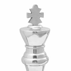 Vidaxl Kiparstvo srebrna Aluminij