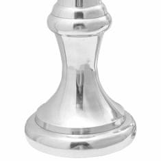 Vidaxl Kiparstvo srebrna Aluminij