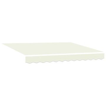 Vidaxl Nadomestno platno za tendo krema 3,5 x 2 m Poliester