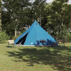 Vidaxl Družinski tipi šotor s streho Modra in siva 560 x 560 x 300 cm