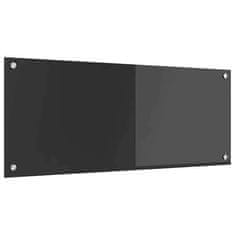 Vidaxl Zaščita za kuhinjo Temno siva 100 x 40 x 0.6 cm kaljeno steklo