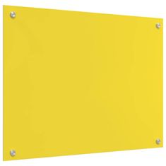 Vidaxl Zaščita za kuhinjo Rumena 80 x 60 x 0.6 cm kaljeno steklo