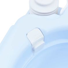 Vidaxl Prenosna Toaletna Svetilka Modra in Bela Plastika 20 L