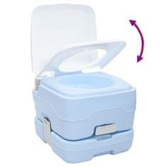 Vidaxl Prenosni kamperski WC Svetlo modra 41.5 x 36.5 x 30 cm