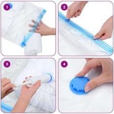 Vidaxl Vakuumske vreče za shranjevanje 50 pcs 70 x 50 cm