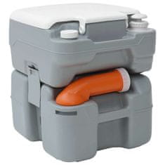 Vidaxl Kamperski WC Siva 41.5 x 36.5 x 42 cm Plastika