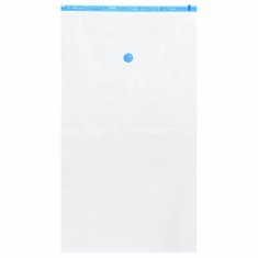 Vidaxl Vrečke za shranjevanje 5 kos Prozorna in modra 120 x 70 cm