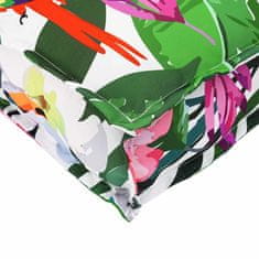 Vidaxl Blazina za paleto za sedenje Tropska džungla 80x80x12 cm Oxford tkanina