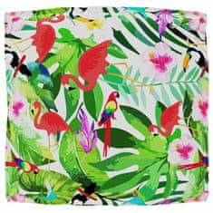 Vidaxl Blazina za paleto za sedenje Tropska džungla 80x80x12 cm Oxford tkanina