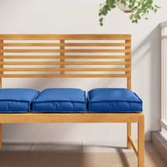 Vidaxl Blazina za sedež palete 2 pcs Kraljevsko modra 40 x 40 x 8 cm
