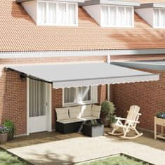 Vidaxl Okvir tende Antracit 5 x 3 m Prašno lakirano jeklo in aluminij