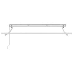 Vidaxl Okvir tende Bela 2.5 x 2 m Prašno lakirano jeklo in aluminij