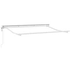 Vidaxl Okvir tende Bela 3 x 2 m Prašno lakirano jeklo in aluminij